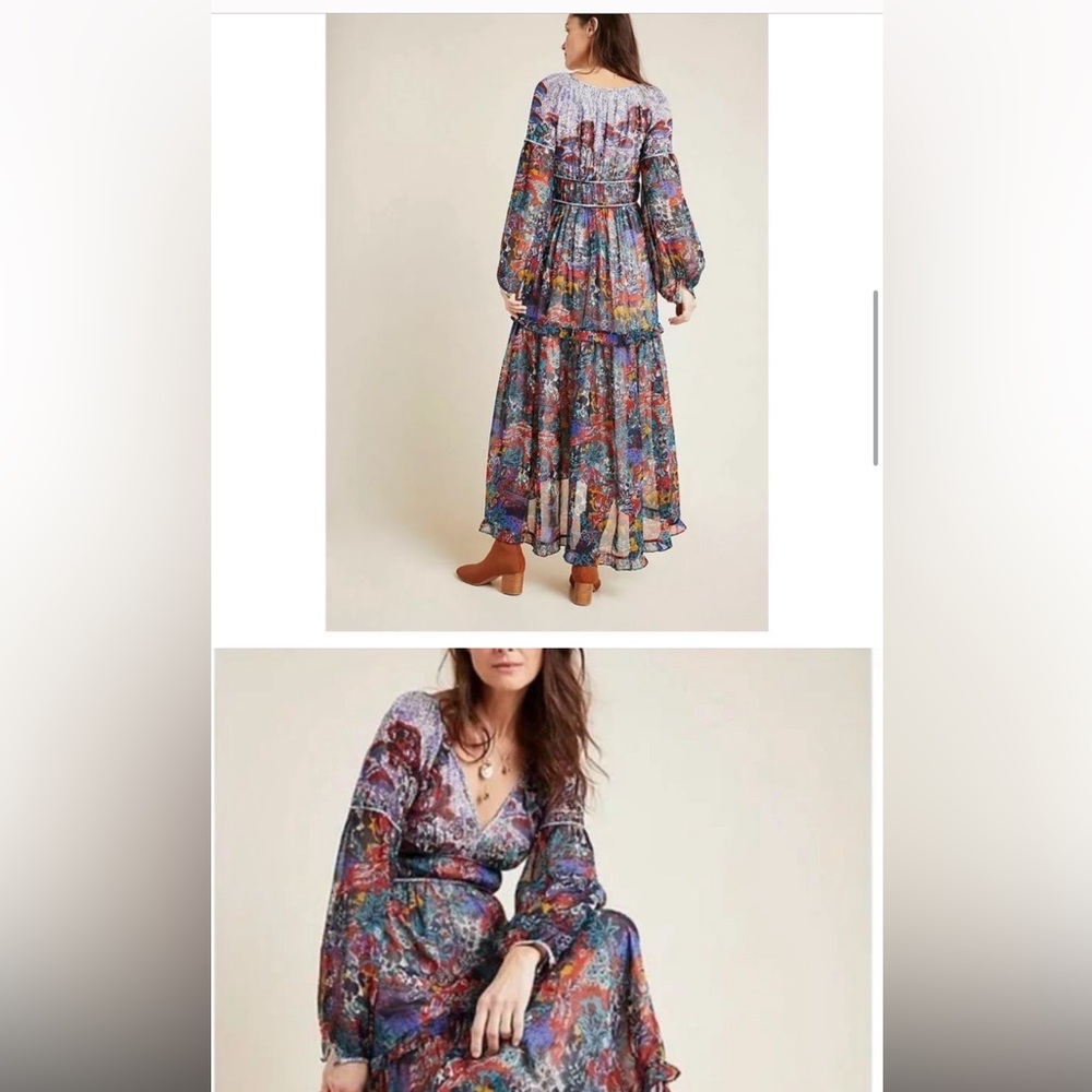 Sexy boho Anthropologie dress